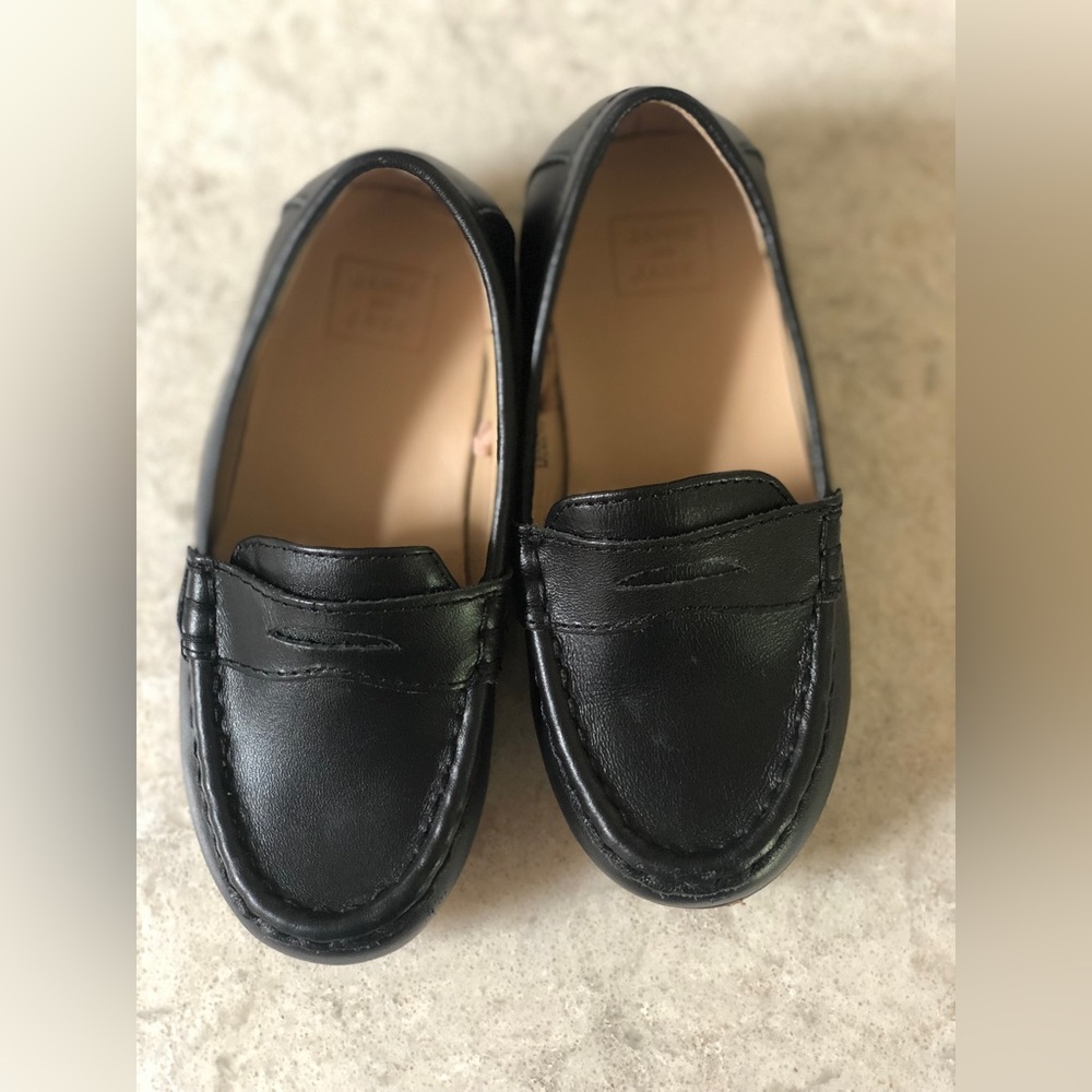 Janie and Jack Leather Penny Loafers